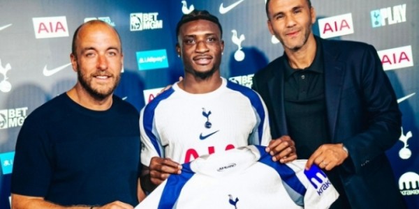 猛将加盟！官方：热刺签下西汉姆边锋库杜斯，转会费5500万镑